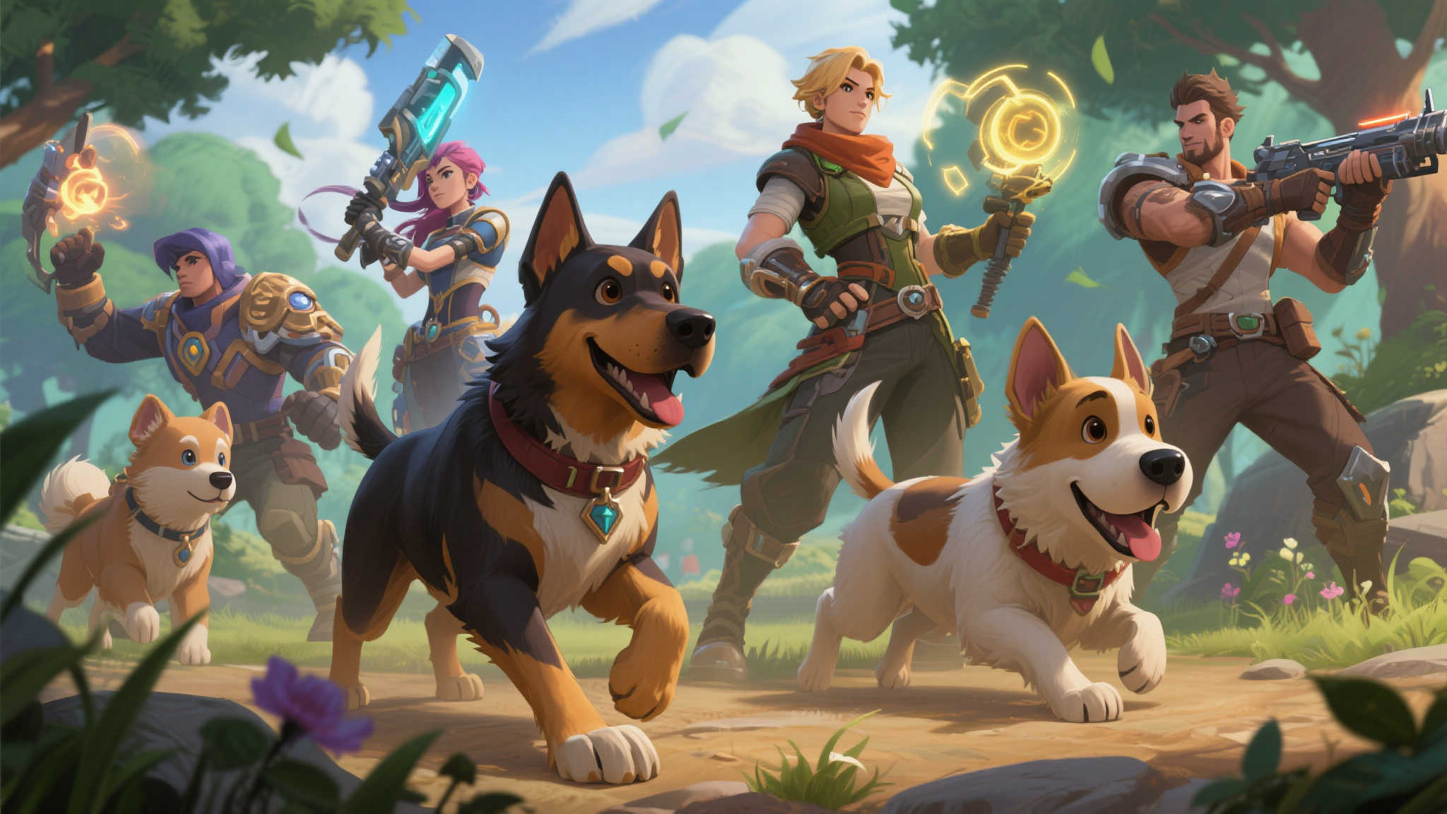 “单凭一只狗就能胜利!《博德3》玩家靠宠物击败BOSS” 团队配合不可少:虽然是以狗为主力,但其他