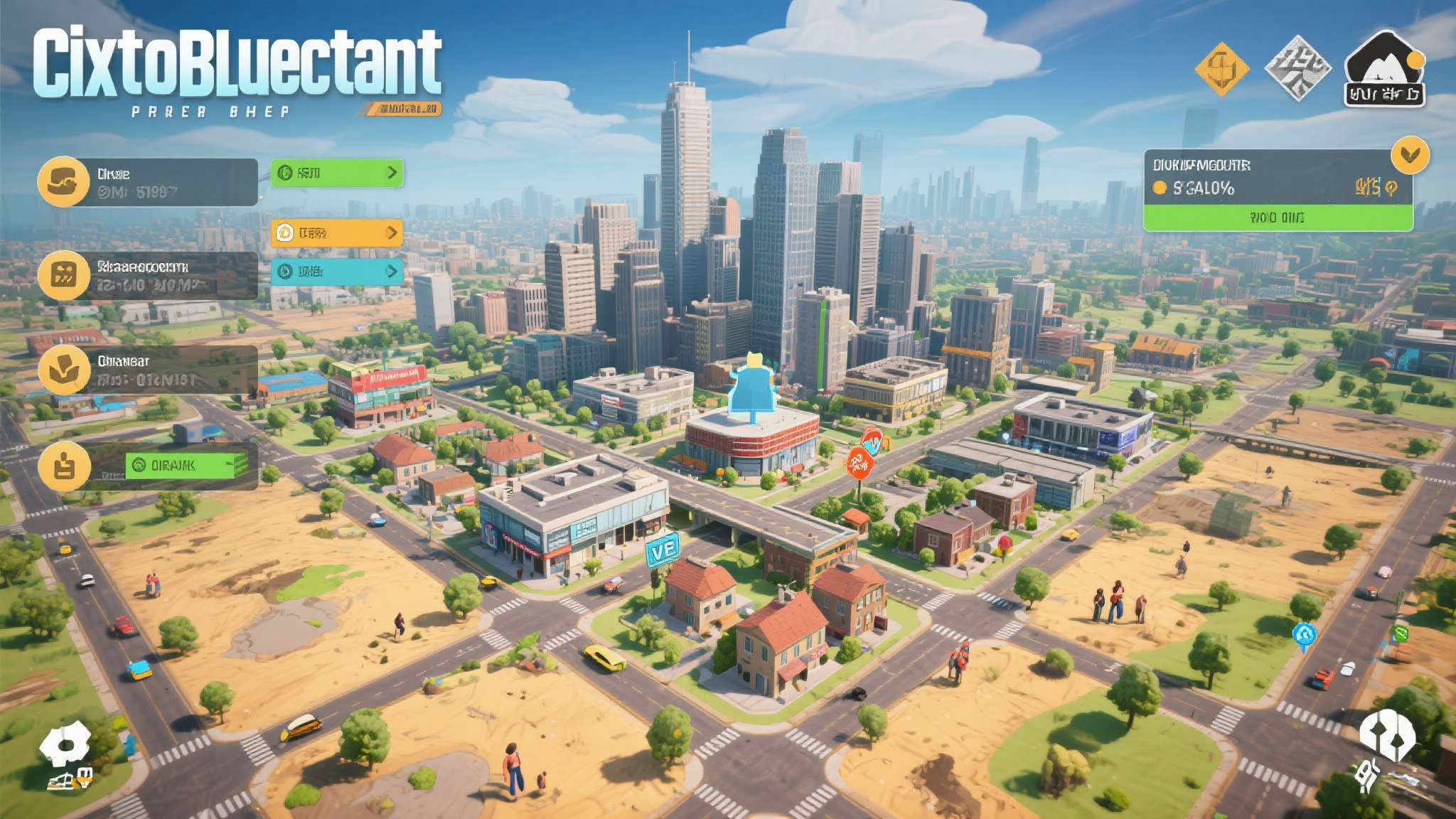 《城市蓝图》的玩法框架围绕城市规划、资源调配与居民需求响应三条主线展开。玩家需要